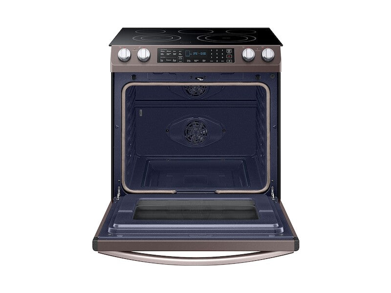 5.8 cu. ft. Slide-In Electric Range in Black Stainless Steel - (NE58R9431SG) - SAMSUNG