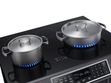 5.8 cu ft. Smart Slide-in Induction Range with Virtual Flame™ - (NE58R9560WGAA)