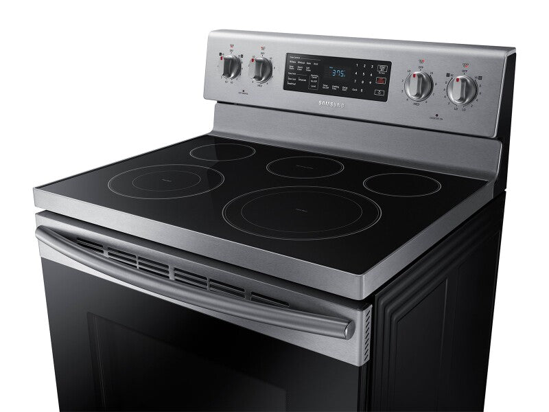 5.9 cu. ft. Freestanding Electric Range with Convection in Black Stainless Steel - (NE59M4320SG) - SAMSUNG