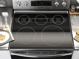 5.9 cu. ft. Freestanding Electric Range with Convection in Stainless Steel - (NE59M4320SS) - SAMSUNG