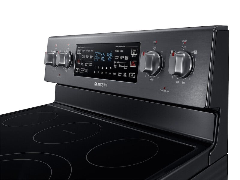 5.9 cu ft. Smart Freestanding Electric Range with Flex Duo & Dual Door - (NE59M6850SGAA)
