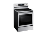 5.9 cu. ft. Freestanding Electric Range with True Convection & Steam Assist in Black Stainless Steel - (NE59N6650SG) - SAMSUNG
