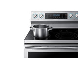 5.9 cu. ft. Freestanding Electric Range with True Convection & Steam Assist in Black Stainless Steel - (NE59N6650SG) - SAMSUNG