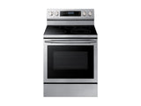 5.9 cu. ft. Freestanding Electric Range with True Convection & Steam Assist in Black Stainless Steel - (NE59N6650SG) - SAMSUNG