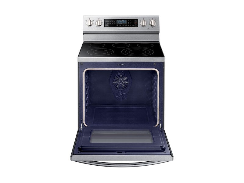 5.9 cu. ft. Freestanding Electric Range with True Convection & Steam Assist in Stainless Steel - (NE59N6650SS) - SAMSUNG