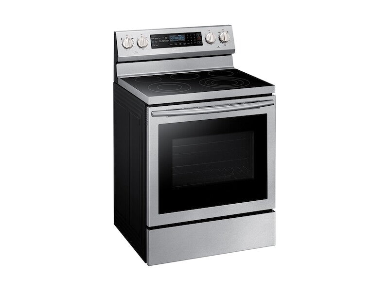 5.9 cu. ft. Freestanding Electric Range with True Convection & Steam Assist in Stainless Steel - (NE59N6650SS) - SAMSUNG