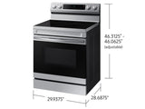 6.3 cu. ft. Smart Freestanding ENERGY STAR® Certified Electric Range with Air Fry in Stainless Steel - (NE63D6511SRAA) - SAMSUNG