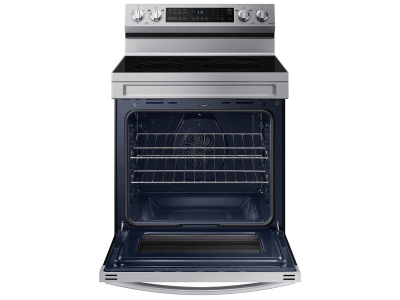 6.3 cu. ft. Smart Freestanding ENERGY STAR® Certified Electric Range with Air Fry in Stainless Steel - (NE63D6511SRAA) - SAMSUNG