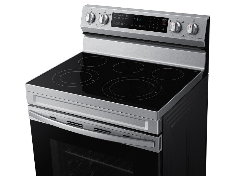 6.3 cu. ft. Smart Freestanding ENERGY STAR® Certified Electric Range with Air Fry in Stainless Steel - (NE63D6511SRAA) - SAMSUNG