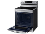 6.3 cu. ft. Smart Freestanding ENERGY STAR® Certified Electric Range with Air Fry in Stainless Steel - (NE63D6511SRAA) - SAMSUNG