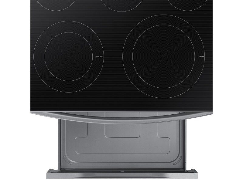 6.3 cu. ft. Smart Freestanding ENERGY STAR® Certified Electric Range with Air Fry in Stainless Steel - (NE63D6511SRAA) - SAMSUNG