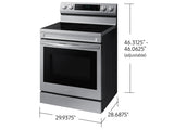6.3 cu. ft. Smart Freestanding ENERGY STAR® Certified Electric Range with Air Fry and Griddle in Stainless Steel - (NE63D6711SRAA)
