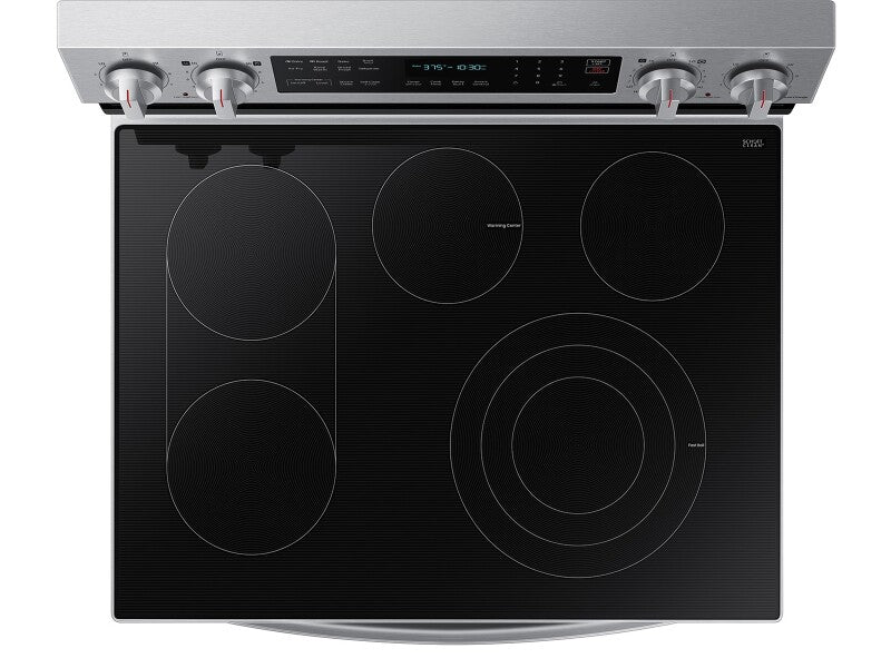 6.3 cu. ft. Smart Freestanding ENERGY STAR® Certified Electric Range with Air Fry and Griddle in Stainless Steel - (NE63D6711SRAA)