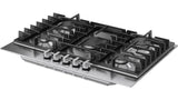 300 Series Gas Cooktop 30" Stainless steel - (NGM3050UC) - BOSCH