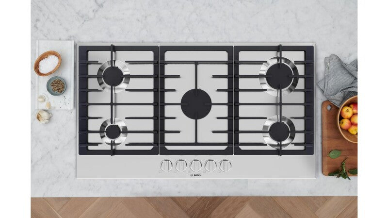 300 Series Gas Cooktop 36" Stainless steel - (NGM3650UC) - BOSCH
