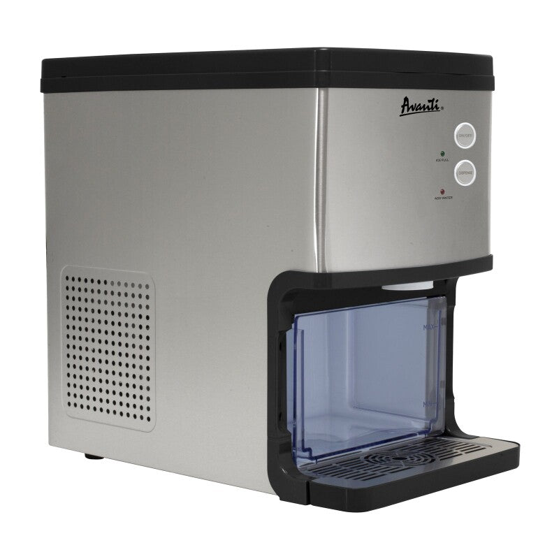Avanti ELITE Series Countertop Nugget Ice Maker and Dispenser, 33 lbs - (NIMD3313SIS) - AVANTI