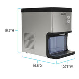Avanti ELITE Series Countertop Nugget Ice Maker and Dispenser, 33 lbs - (NIMD3313SIS) - AVANTI