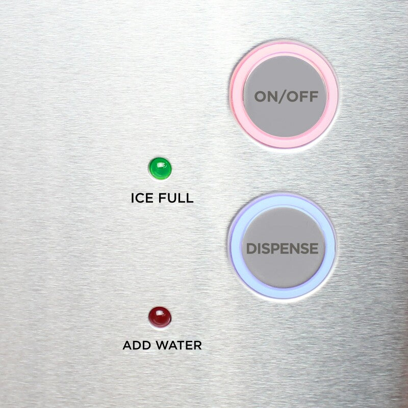 Avanti ELITE Series Countertop Nugget Ice Maker and Dispenser, 33 lbs - (NIMD3313SIS) - AVANTI