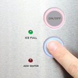 Avanti ELITE Series Countertop Nugget Ice Maker and Dispenser, 33 lbs - (NIMD3314BSIS) - AVANTI