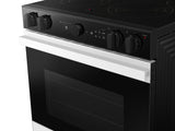 Bespoke 6.3 cu. ft. Smart Slide-In Electric Range with Air Sous Vide & Air Fry in White Glass - (NSE6DB850012AA)
