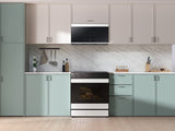 Bespoke 6.3 cu. ft. Smart Slide-In ENERGY STAR® Certified Electric Range with Air Fry in White Glass - (NSE6DB850212AA)