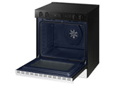 Bespoke 6.3 cu. ft. Smart Slide-In ENERGY STAR® Certified Electric Range with Air Fry in White Glass - (NSE6DB850212AA)