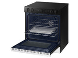 Bespoke 6.3 cu. ft. Smart Slide-In ENERGY STAR® Certified Electric Range with Air Fry in White Glass - (NSE6DB850212AA)