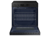 Bespoke 6.3 cu. ft. Smart Slide-In Electric Range with Precision Knobs in Matte Black Steel - (NSE6DG8100MTAA)