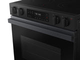 Bespoke 6.3 cu. ft. Smart Slide-In Electric Range with Precision Knobs in Matte Black Steel - (NSE6DG8100MTAA)