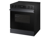 Bespoke 6.3 cu. ft. Smart Slide-In Electric Range with Precision Knobs in Matte Black Steel - (NSE6DG8100MTAA)