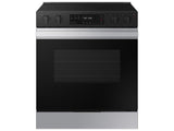 Bespoke 6.3 cu. ft. Smart Slide-In Electric Range with Precision Knobs in Stainless Steel - (NSE6DG8100SRAA)