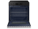 Bespoke 6.3 cu. ft. Smart Slide-In Electric Range with Precision Knobs in Stainless Steel - (NSE6DG8100SRAA)