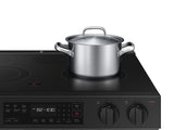 Bespoke 6.3 cu. ft. Smart Slide-In Electric Range with Precision Knobs in Stainless Steel - (NSE6DG8100SRAA)