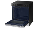 Bespoke 6.3 cu. ft. Smart Slide-In Electric Range with Precision Knobs in Stainless Steel - (NSE6DG8100SRAA)