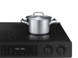 Bespoke 6.3 cu. ft. Smart Slide-In Electric Range with Air Fry & Precision Knobs in Stainless Steel - (NSE6DG8300SRAA)