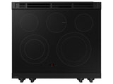 Bespoke 6.3 cu. ft. Smart Slide-In Electric Range with Air Fry & Precision Knobs in Stainless Steel - (NSE6DG8300SRAA)