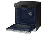 Bespoke 6.3 cu. ft. Smart Slide-In Electric Range with Air Fry & Precision Knobs in Stainless Steel - (NSE6DG8300SRAA)