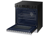 Bespoke 6.3 cu. ft. Smart Slide-In Electric Range with Air Fry & Precision Knobs in Stainless Steel - (NSE6DG8300SRAA)