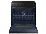 Bespoke 6.3 cu. ft. Smart Slide-In Electric Range with Air Sous Vide & Air Fry in Matte Black Steel - (NSE6DG8500MTAA)