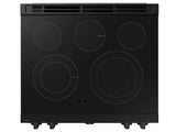 Bespoke 6.3 cu. ft. Smart Slide-In Electric Range with Air Sous Vide & Air Fry in Matte Black Steel - (NSE6DG8500MTAA)