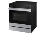 Bespoke 6.3 cu. ft. Smart Slide-In Electric Range with Air Sous Vide & Air Fry in Stainless Steel - (NSE6DG8500SRAA)