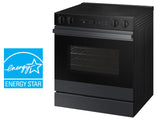 Bespoke 6.3 cu. ft. Smart Slide-In ENERGY STAR® Certified Electric Range with Air Fry in Matte Black Steel - (NSE6DG8502MTAA)