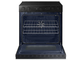 Bespoke 6.3 cu. ft. Smart Slide-In ENERGY STAR® Certified Electric Range with Air Fry in Matte Black Steel - (NSE6DG8502MTAA)