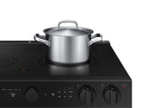 Bespoke 6.3 cu. ft. Smart Slide-In ENERGY STAR® Certified Electric Range with Air Fry in Matte Black Steel - (NSE6DG8502MTAA)