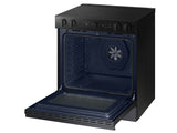 Bespoke 6.3 cu. ft. Smart Slide-In ENERGY STAR® Certified Electric Range with Air Fry in Matte Black Steel - (NSE6DG8502MTAA)