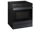 Bespoke 6.3 cu. ft. Smart Slide-In ENERGY STAR® Certified Electric Range with Air Fry in Matte Black Steel - (NSE6DG8502MTAA)