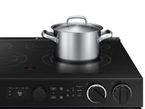 Bespoke Smart Slide-In Electric Range 6.3 cu. ft. with Flex Duo™ & Illuminated Precision Knobs in Stainless Steel - (NSE6DG8550SRAA)