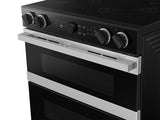 Bespoke Smart Slide-In Electric Range 6.3 cu. ft. with Flex Duo™ & Illuminated Precision Knobs in Stainless Steel - (NSE6DG8550SRAA)