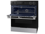 Bespoke Smart Slide-In Electric Range 6.3 cu. ft. with Flex Duo™ & Illuminated Precision Knobs in Stainless Steel - (NSE6DG8550SRAA)