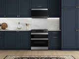 Bespoke Smart Slide-In Electric Range 6.3 cu. ft. with Flex Duo™ & Illuminated Precision Knobs in Stainless Steel - (NSE6DG8550SRAA)